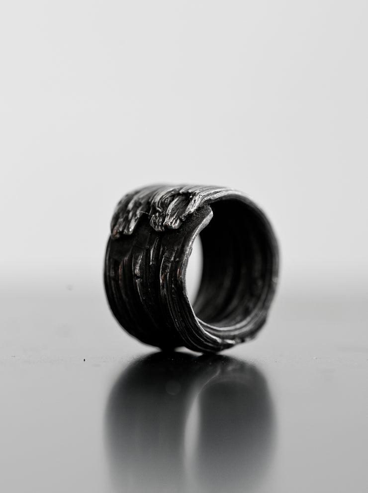DETAJ <br>HAIR RING / BLACK