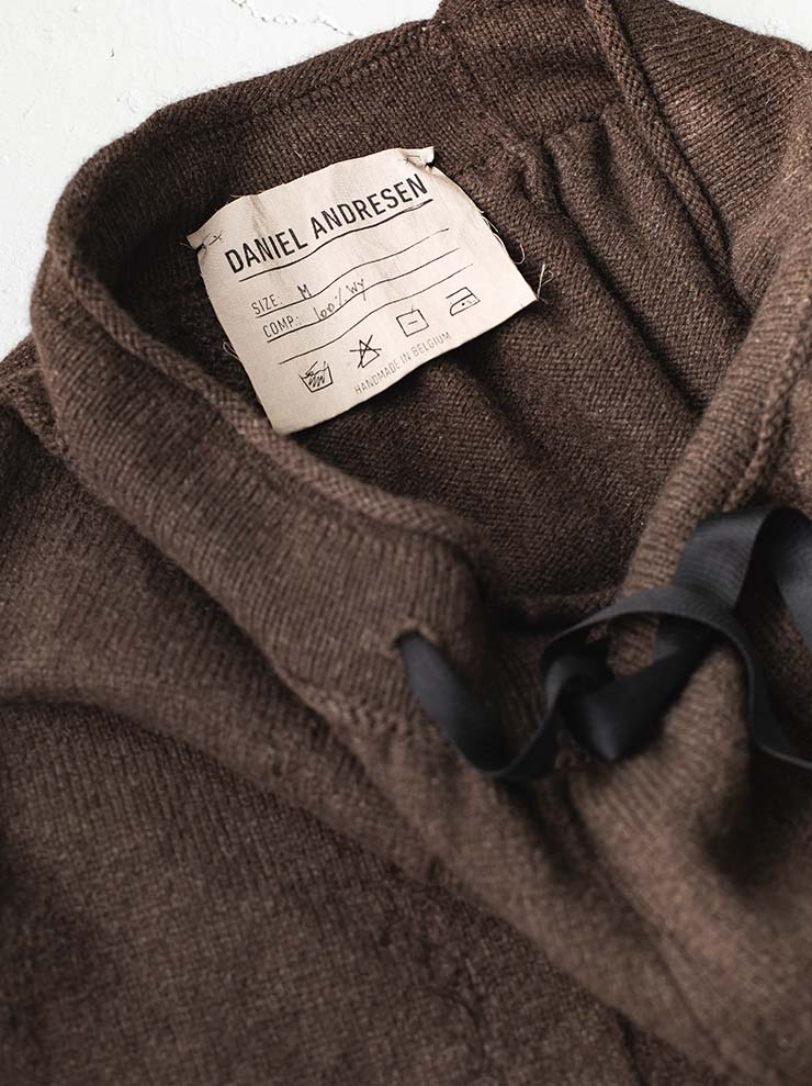 DANIEL ANDRESEN<br> Cormorant long fit trousers / Chocolate