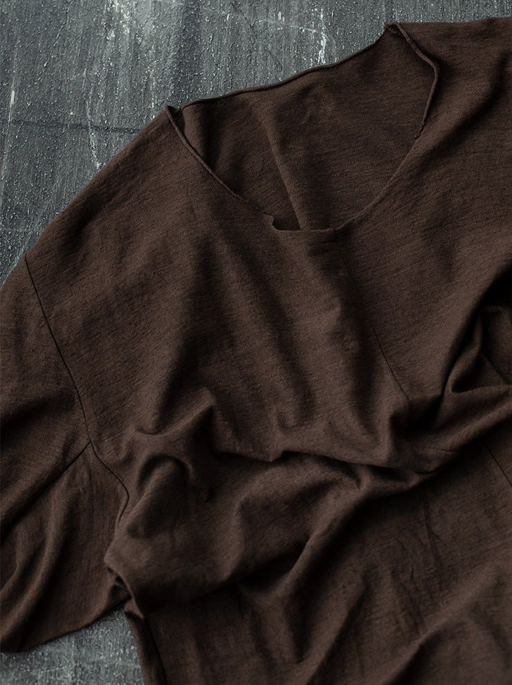 ATELIER SUPPAN<br> MENS T-shirt / LIGHT BROWN