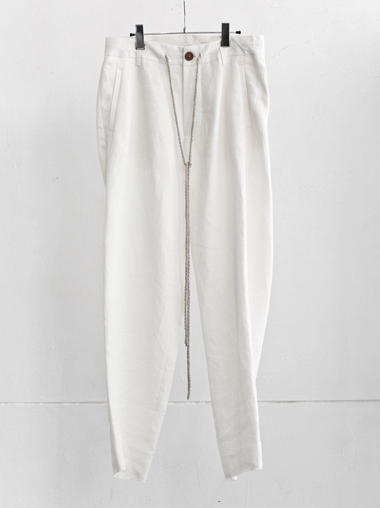 DANIEL ANDRESEN<br> Oversized trousers WHITE