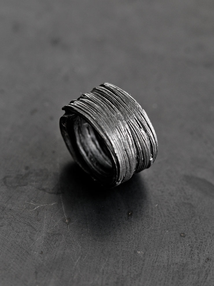 DETAJ <br>HAIR RING / BLACK