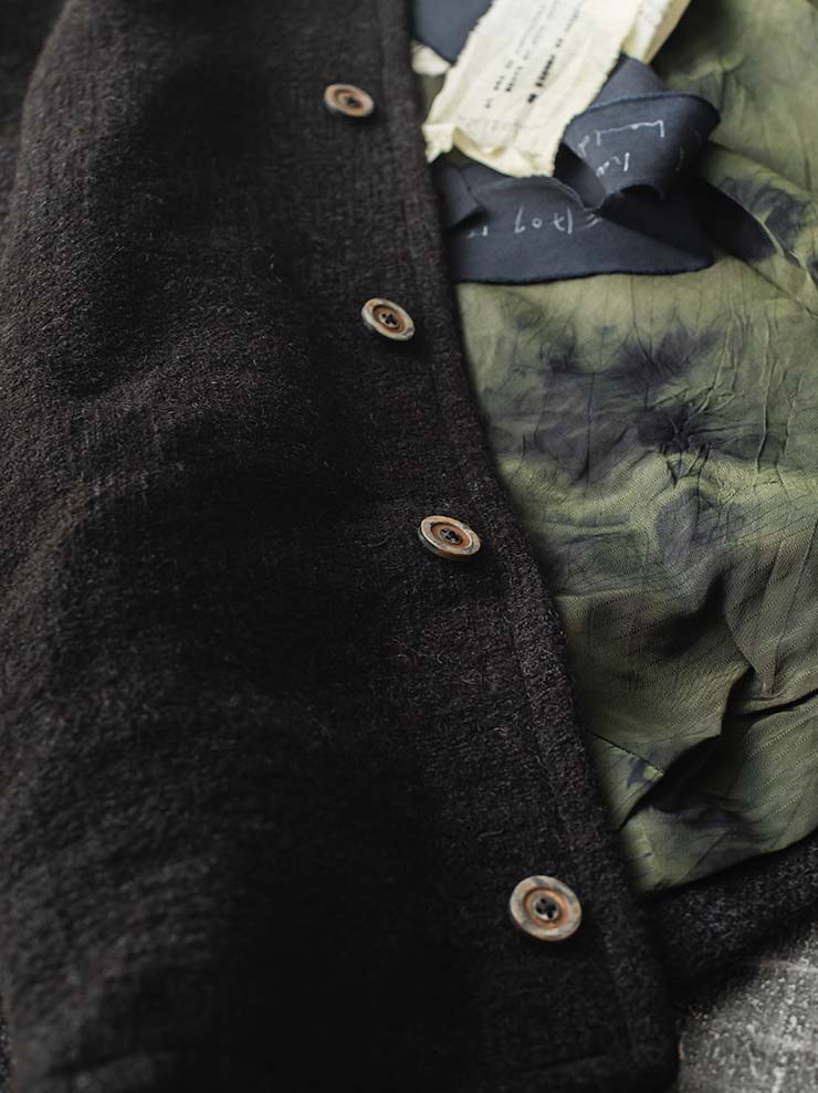 ATELIER SUPPAN <br>UNISEX re-edition wool hemp jacket