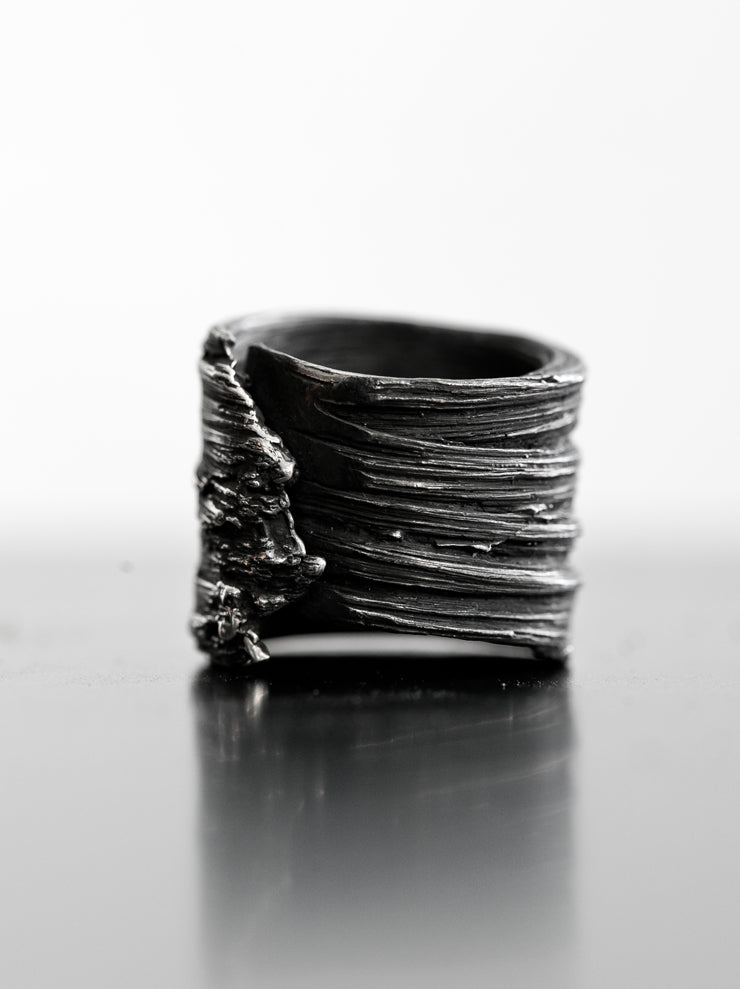 DETAJ <br>HAIR RING / BLACK