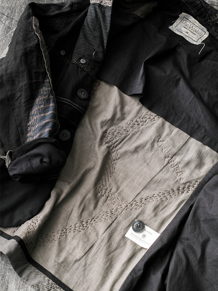 By Walid<br> Men's Milo Jacket DIRTY BLACK