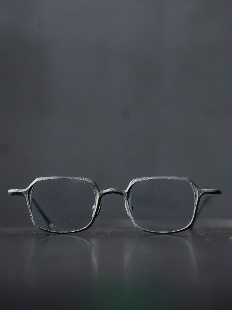 RIGARDS × THE VIRIDI-ANNE<br/>TITANIUM & ALUMINUM フレームサングラス / VINTAGE JADE FRAME x SILVER CLIP / RG2004TVA