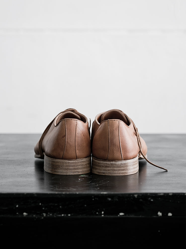 DIMISSIANOS&MILLER<br> Women's Clutter Derby Chaplin Shoes NATURAL