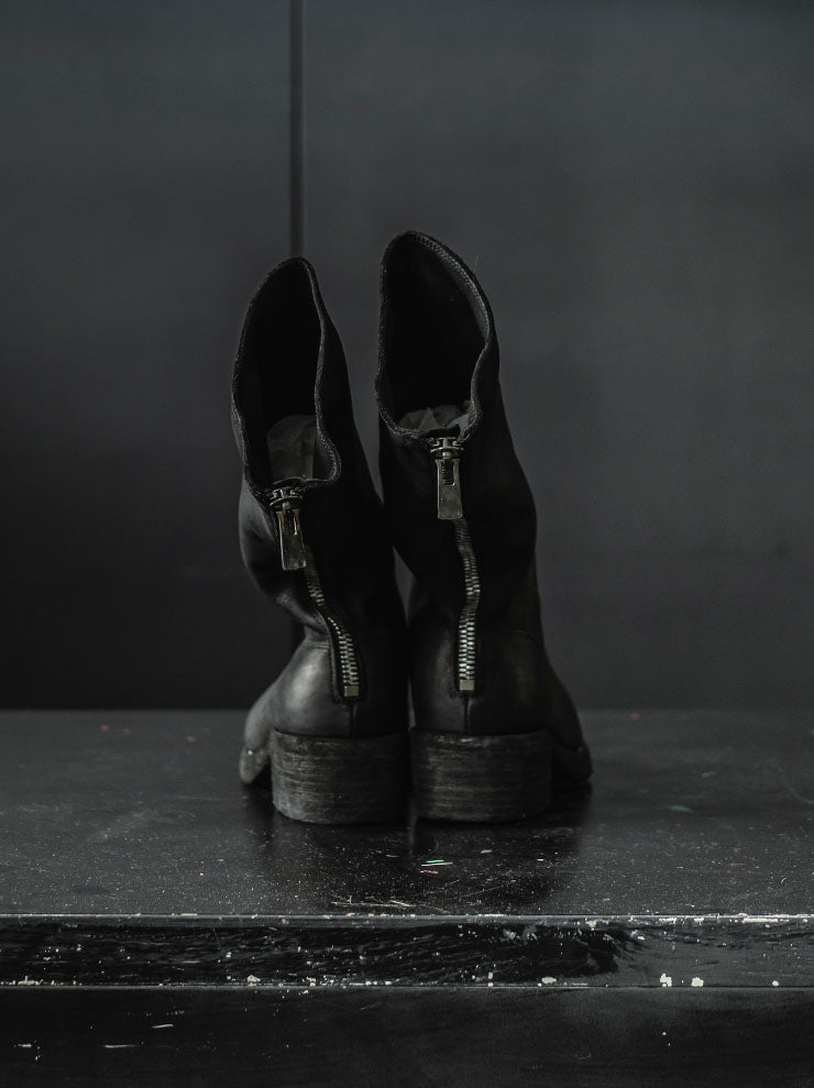 GUIDI<br>WOMENS バックジップハイブーツ 789ZX BLKT / BABY CALF FULL GRAIN