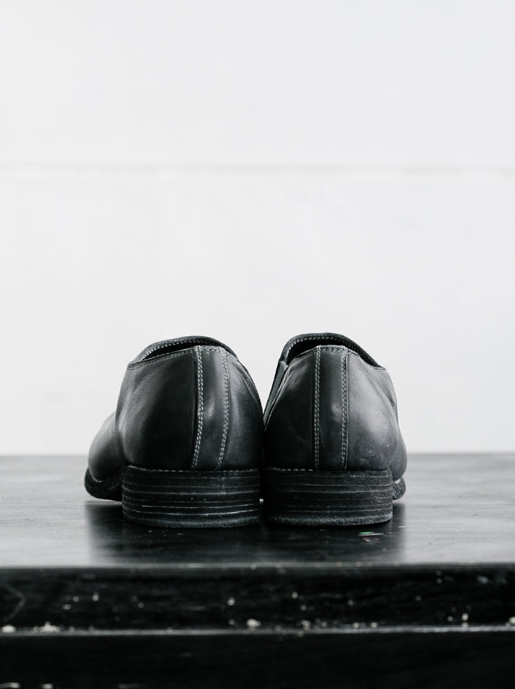 GUIDI<br> Men's slip-on shoes 990E GRAY CO11T / HORSE FG