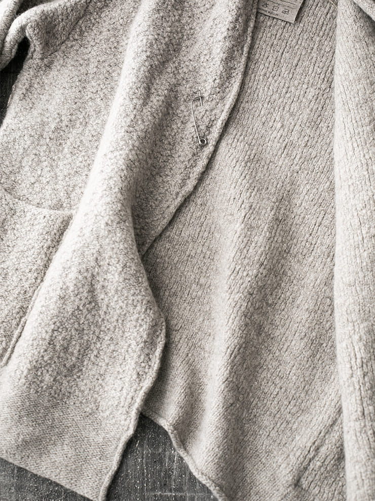 DANIEL ANDRESEN<br> ASTER long knit cardigan / MINK