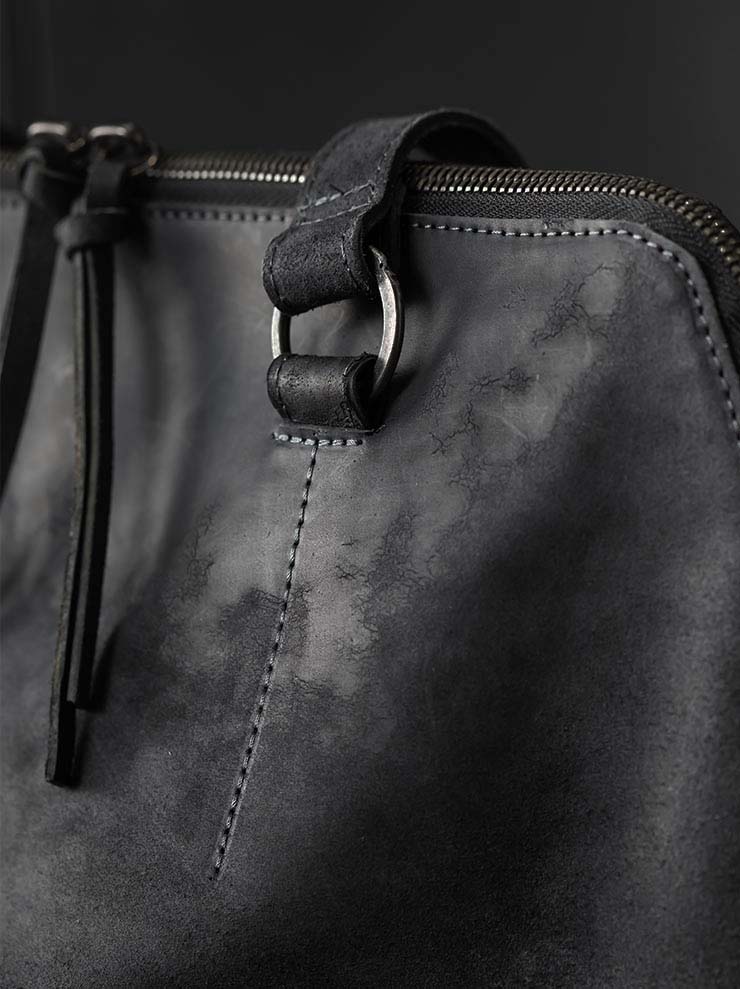 tagliovivo<br> Bowlet bag L / BLACK & SILVER