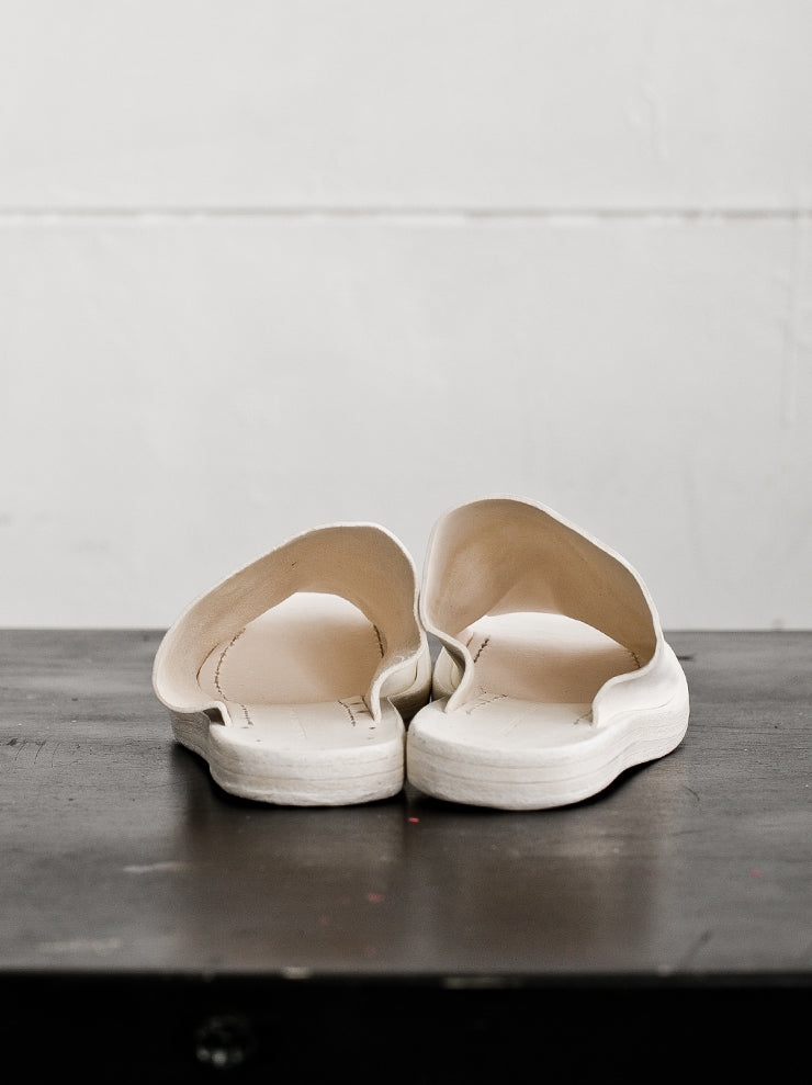 DIMISSIANOS&MILLER <br>Women's Clutter Mule Wedge Sandals WHITE