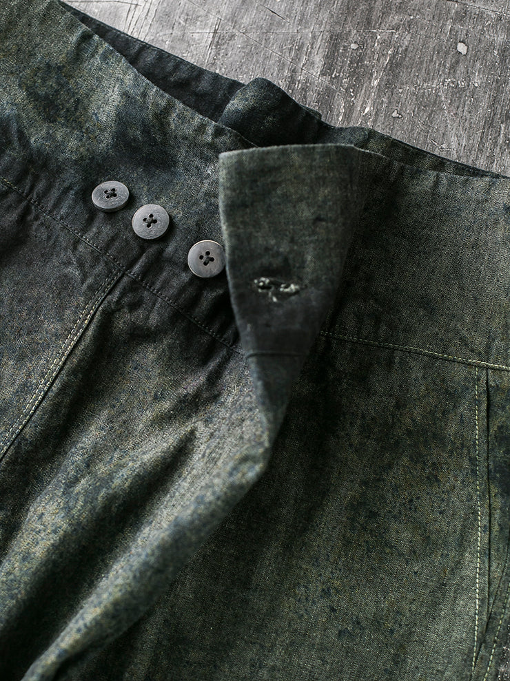 ATELIER SUPPAN <br>WOMENS pleated jeans