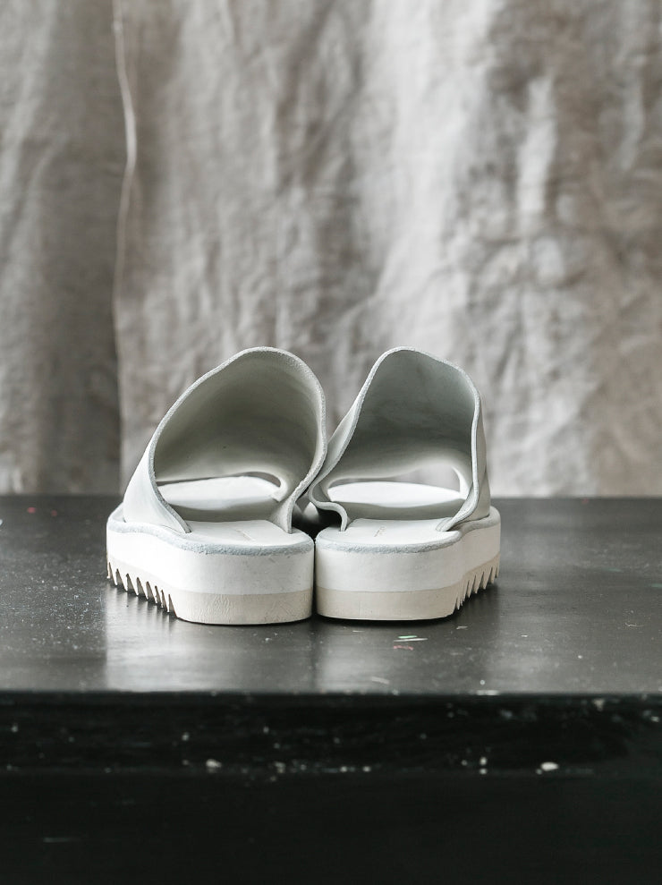 DIMISSIANOS&MILLER<br> Women's Rubber Sole Mules HORSE / WHITE GREYISH