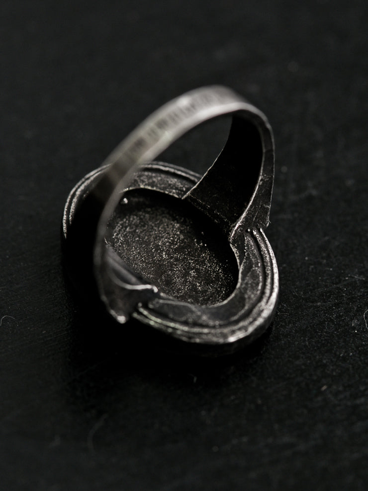 ANN DEMEULEMEESTER<br />サインオーバルリング SILVER