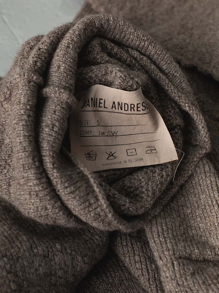 DANIEL ANDRESEN<br> Condor long turtle dress / Desert