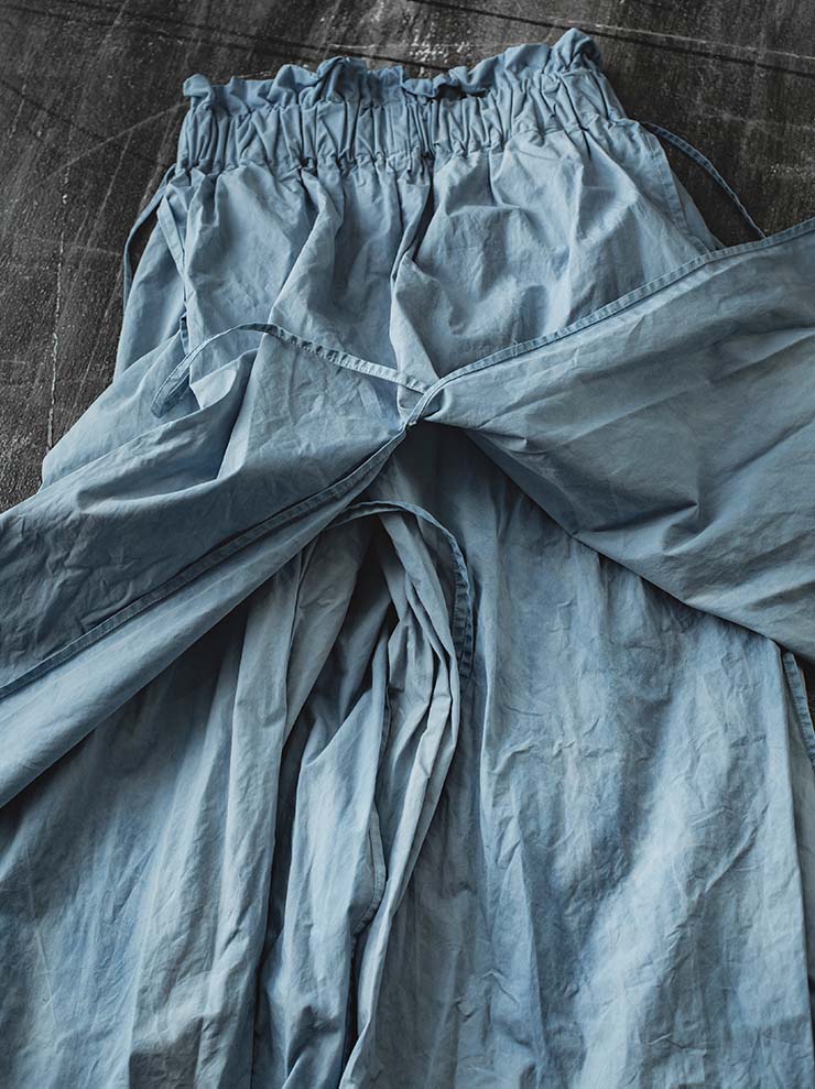 THE BACKWARD VENDOR<br> Curtain set / INDIGO
