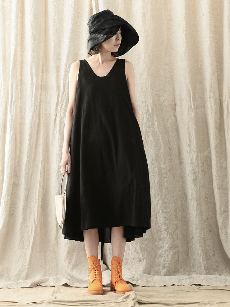 individual sentiments<br> WOMENS Layered Dress MOTTLED BLACK