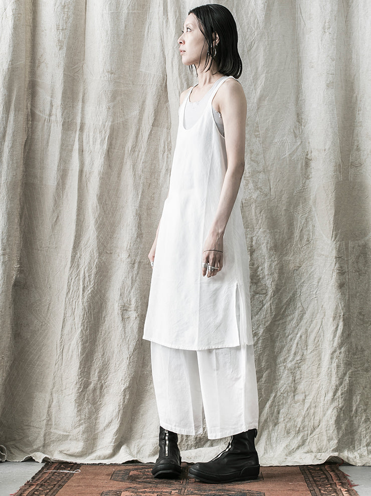 KHADI AND CO.<br> WOMENS tank dress white