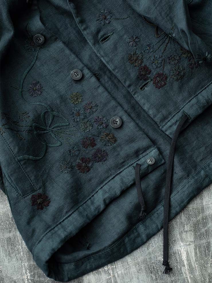 By Walid<br> MENS JONO JACKET / VERT FONCE