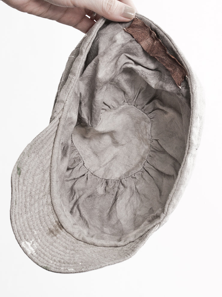 HORISAKI<br> ONE OF A KIND 50 LINEN CAP GRAY