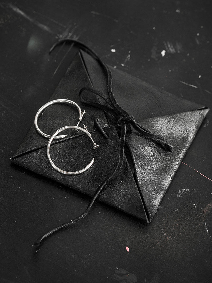 GUIDI<br> Silver circle nail piercing G-OR13 NTR