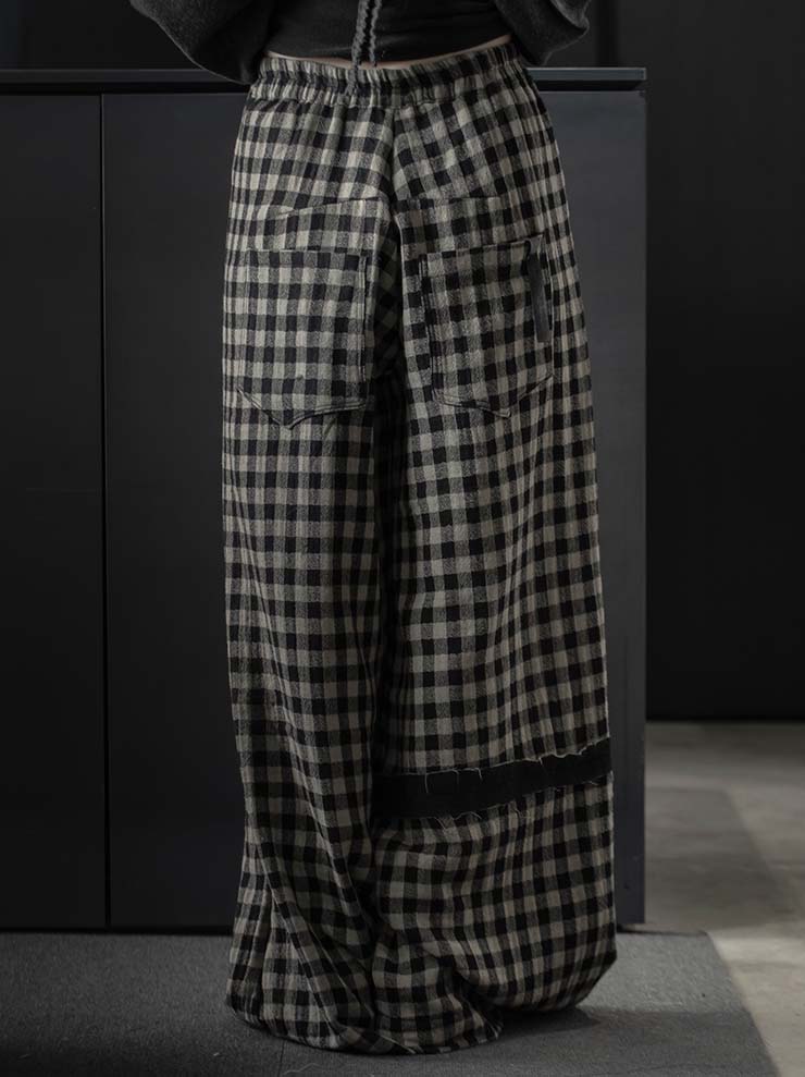 serien°umerica<br>WOMENS チェックトラウザー / CHECKED