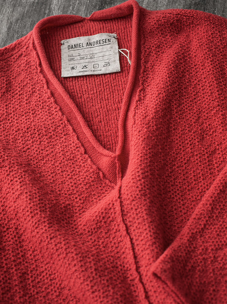 DANIEL ANDRESEN<br> ECHINECEA knit dress / RED