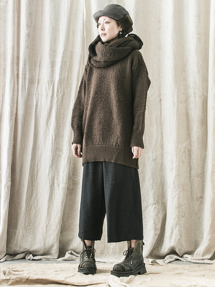 BIEK VERSTAPPEN<br> WOMENS cropped trousers BLACK