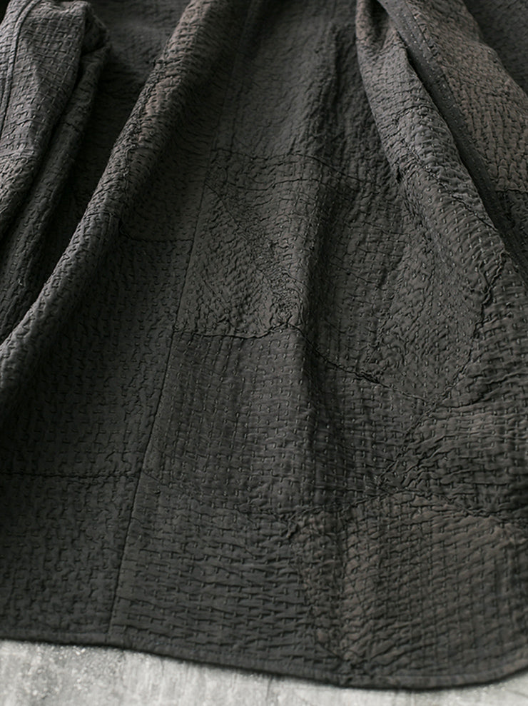 By Walid<br> Men's Mile Shirt Jacket BLACK / SIZE M