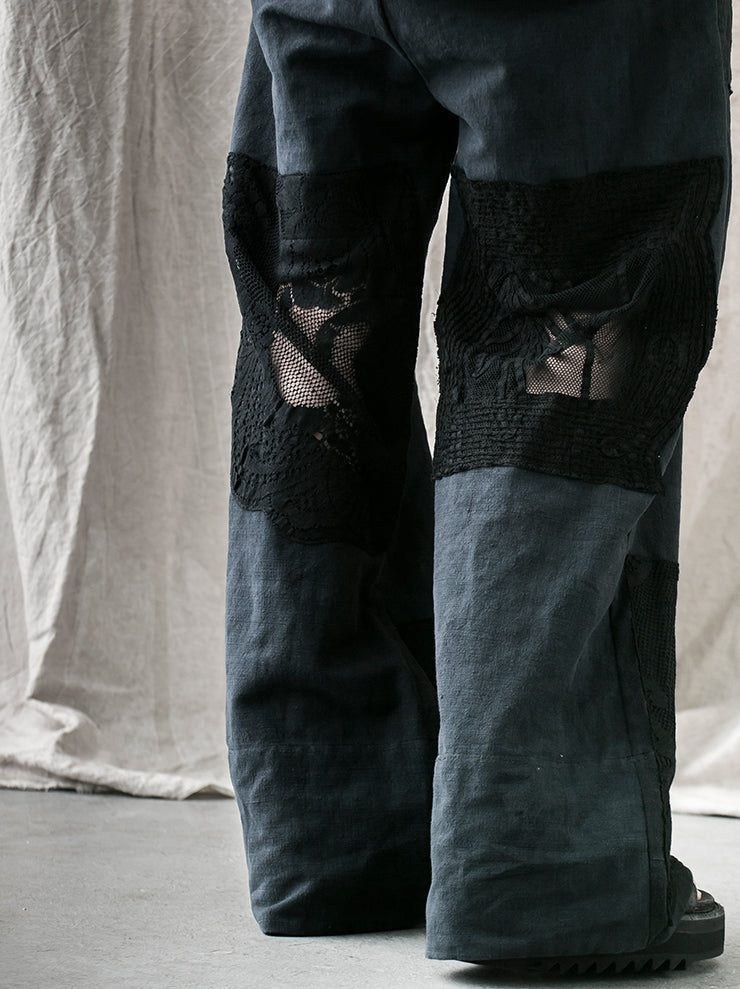 By Walid<br> Women's Mavis Trousers BLACK