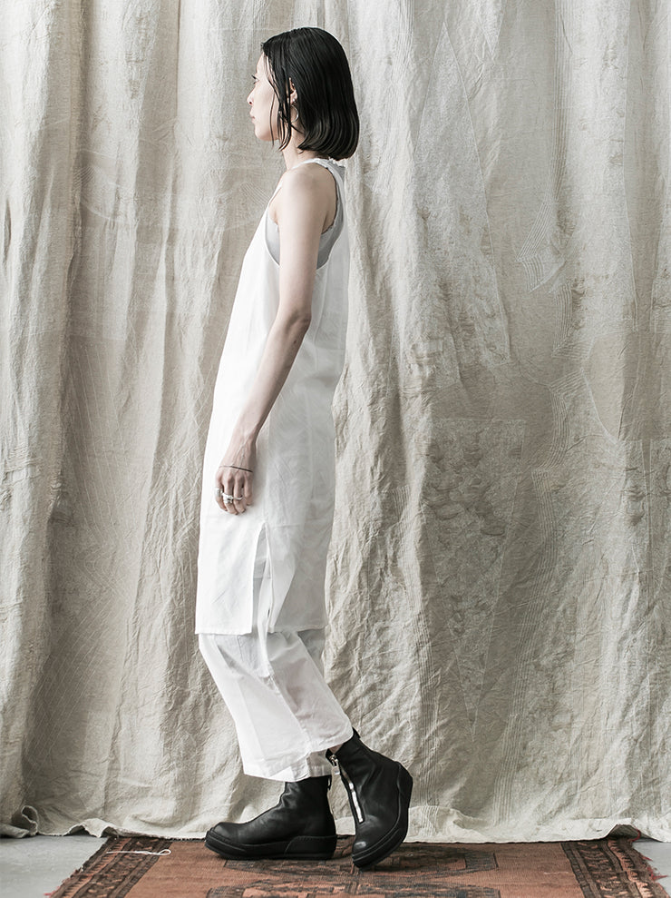 KHADI AND CO.<br> WOMENS tank dress white