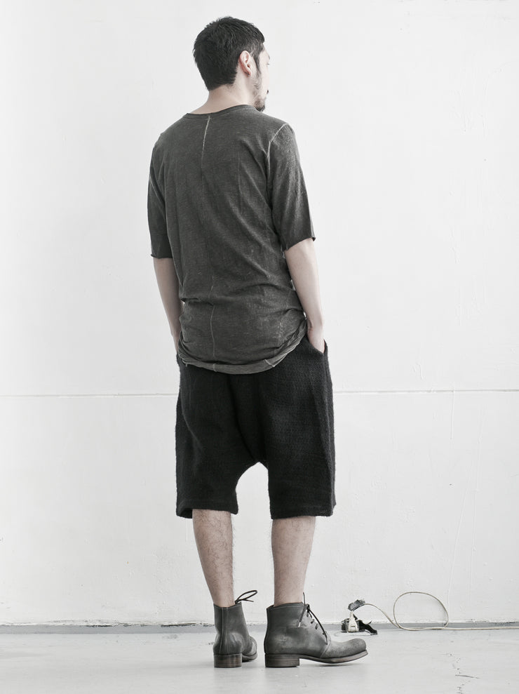 ISAAC SELLAM EXPERIENCE<br> MENS Cotton Jersey T-shirt PLOMB