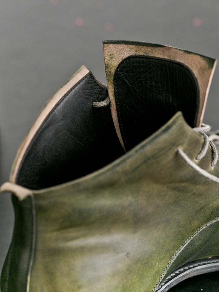 DIMISSIANOS&MILLER<br> Men's cordovan chukka boots GREEN