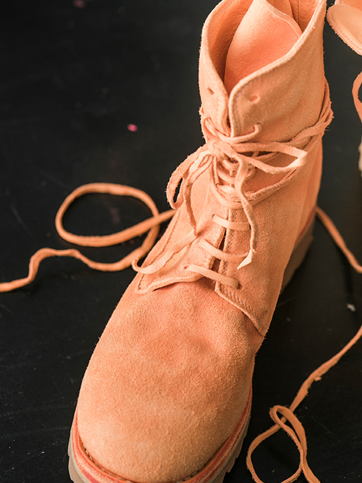 GUIDI<br>WOMENS レースアップブーツ 795V ORANGE CO74T / BABY BUFFALO REVERSE