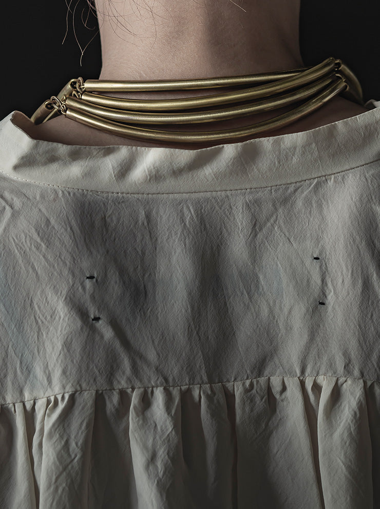 UMA WANG<br> AFRICAN BRASS NECKLACE