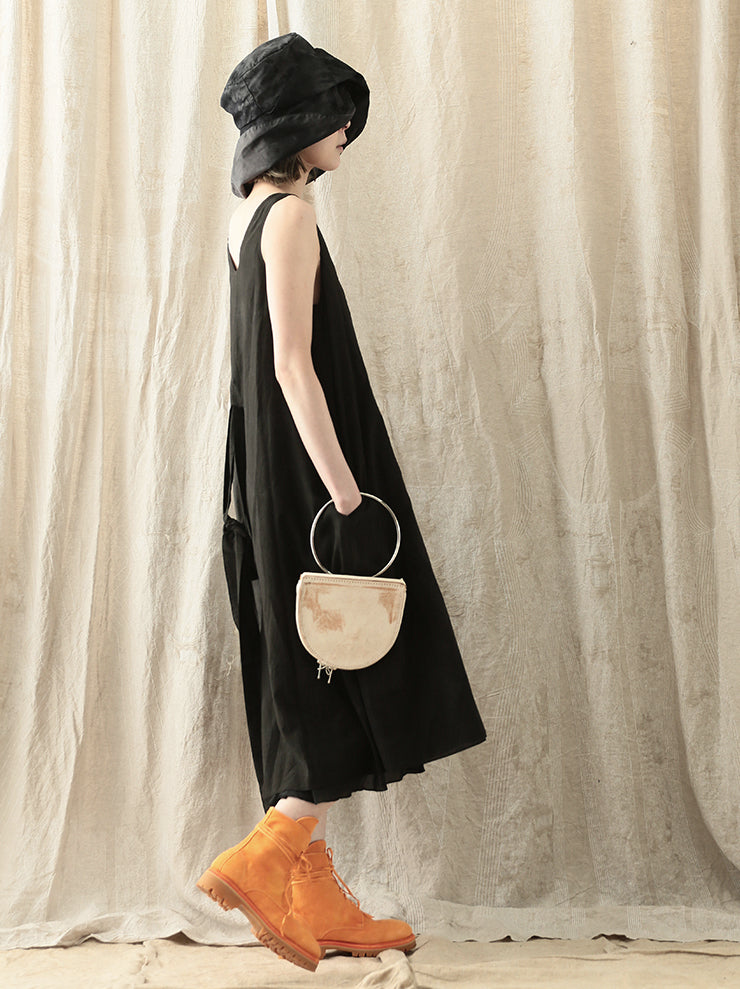 individual sentiments<br> WOMENS Layered Dress MOTTLED BLACK