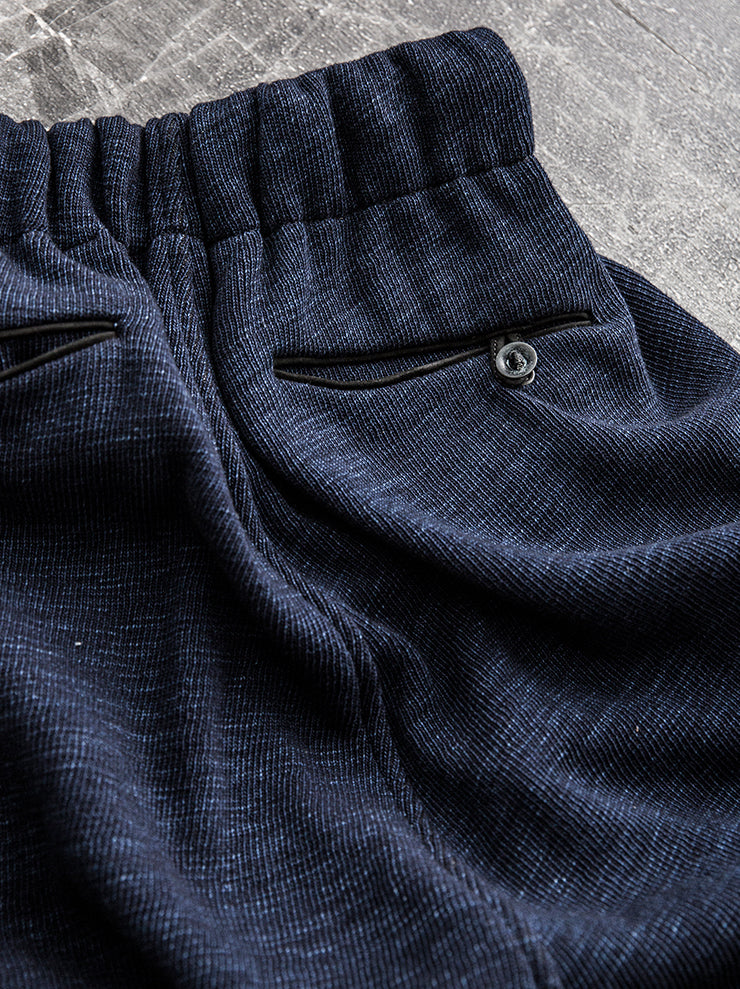 MATiAS<br> Indigo knit drawcord pants INDIGO
