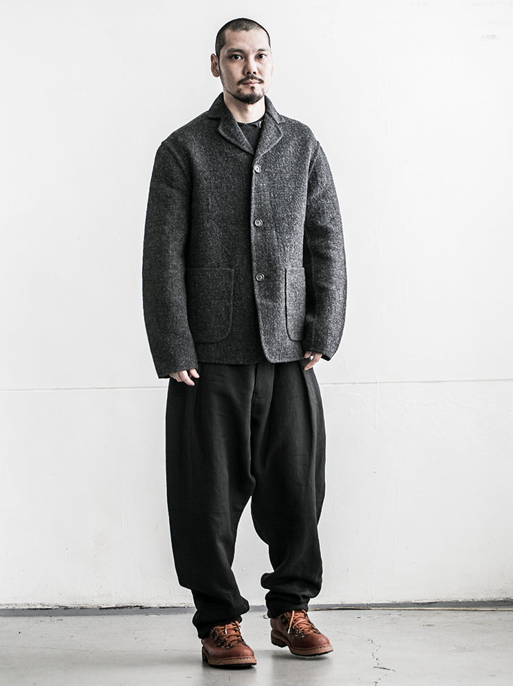 DANIEL ANDRESEN<br>IMMS ルーズフィットパンツ CHARCOAL