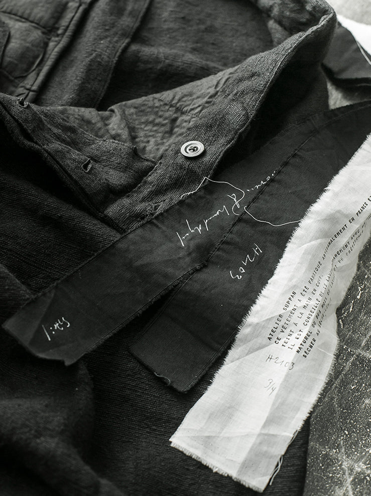 ATELIER SUPPAN<br> MENS handwoven trousers