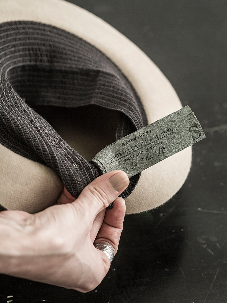 HORISAKI<br> BHDS004 Beaver fur felt hat KALK