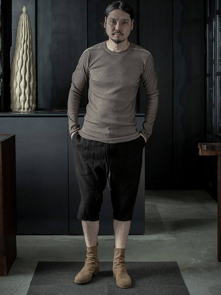 69 by ISAAC SELLAM<br>MENS ロングスリーブTシャツ / TAUPE