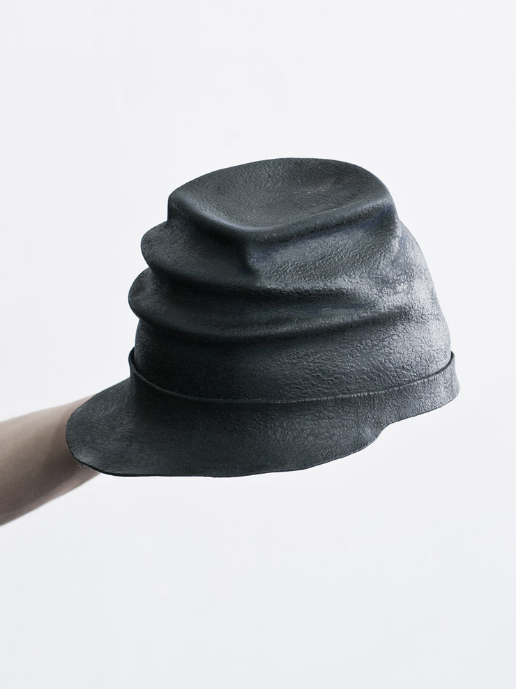 HORISAKI<br>ハードバーンドラビットファーキャップ BLUE