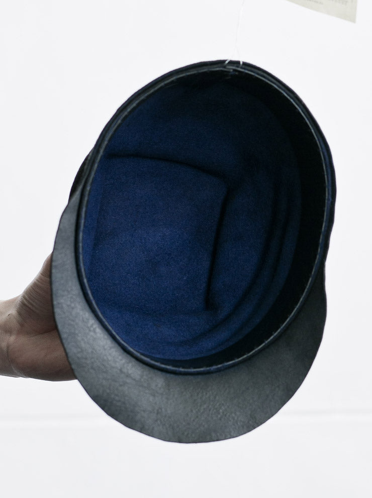 HORISAKI<br>ハードバーンドラビットファーキャップ BLUE