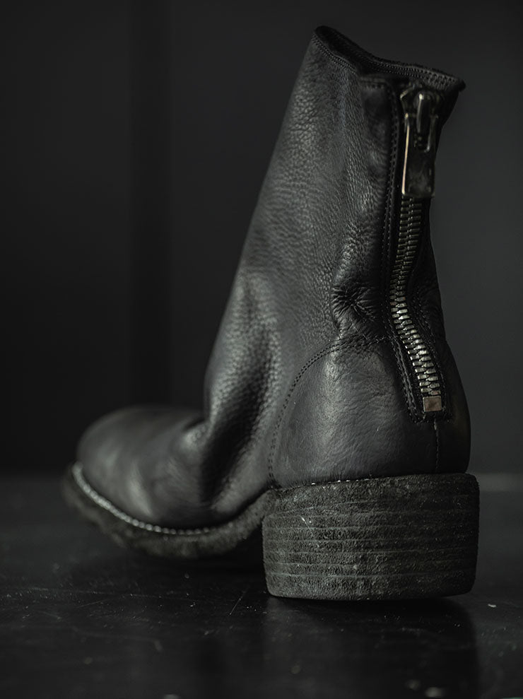 GUIDI<br>WOMENS バックジップブーツ 796 BLKT / BABY CALF FULL GRAIN