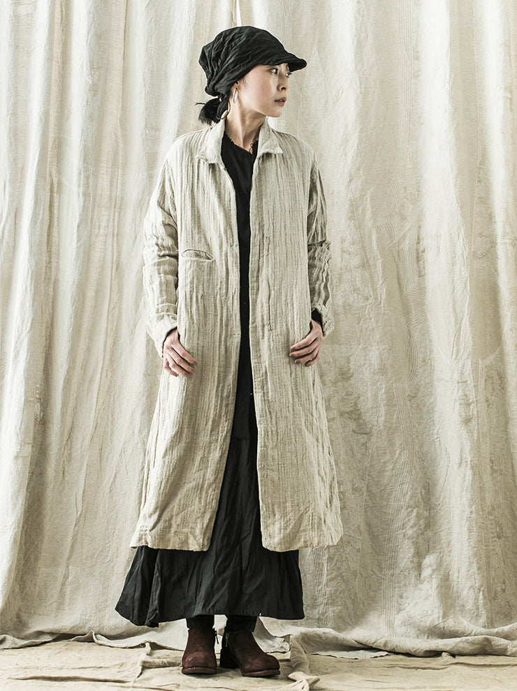 ATELIER SUPPAN<br> WOMENS HEMP COAT