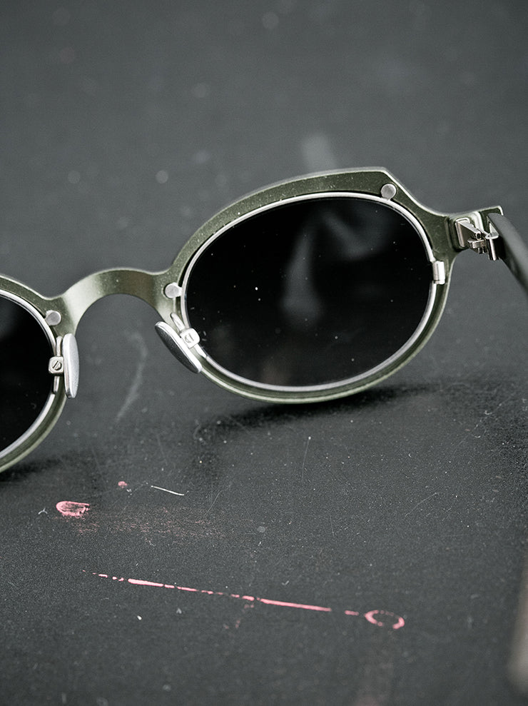 RIGARDS<br/>メタルサングラス / OLIVE COLOR / RG0090AL