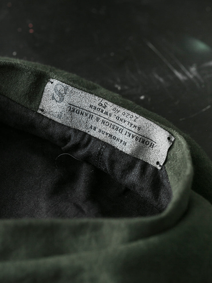 HORISAKI<br>THBASC コットンベレー帽 GREEN