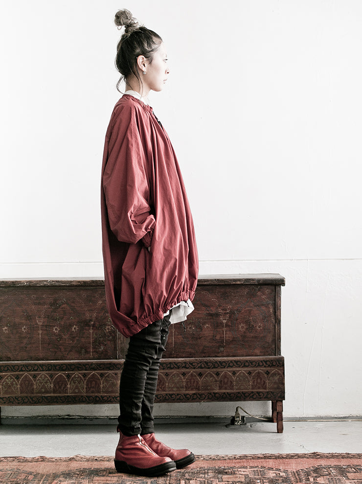 NILøS<br> Ruched long blouson RED
