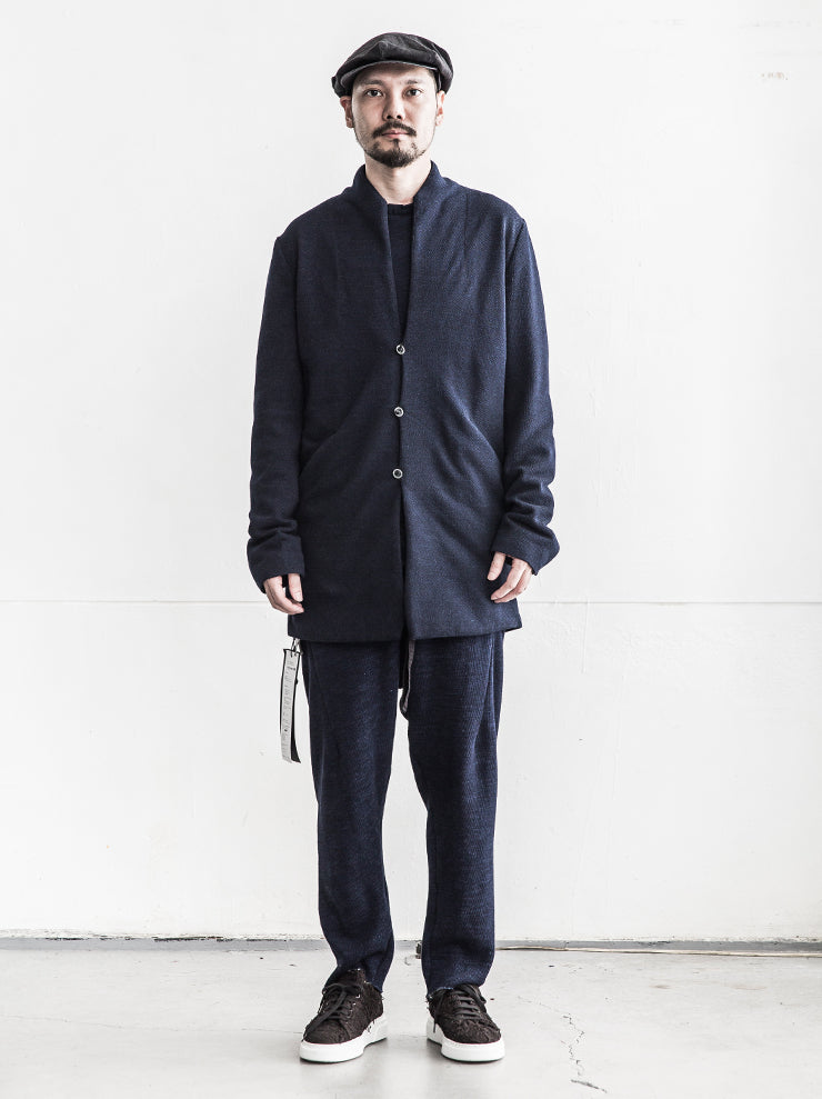 MATiAS<br> Indigo knit drawcord pants INDIGO