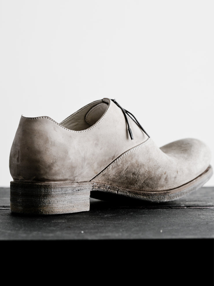 EMATYTE<br> MENS Horse Leather Culatta Onepiece Lace-up Shoes / MARBLE